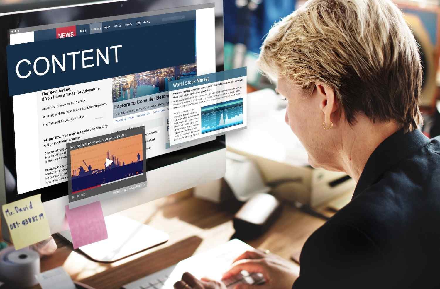 A content marketing specialist creating user generated content